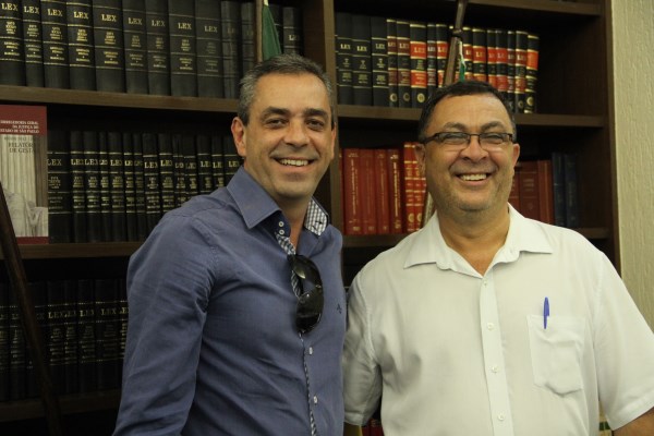 Mauro recebe visita do secretário Rodolfo Braga, da Educação