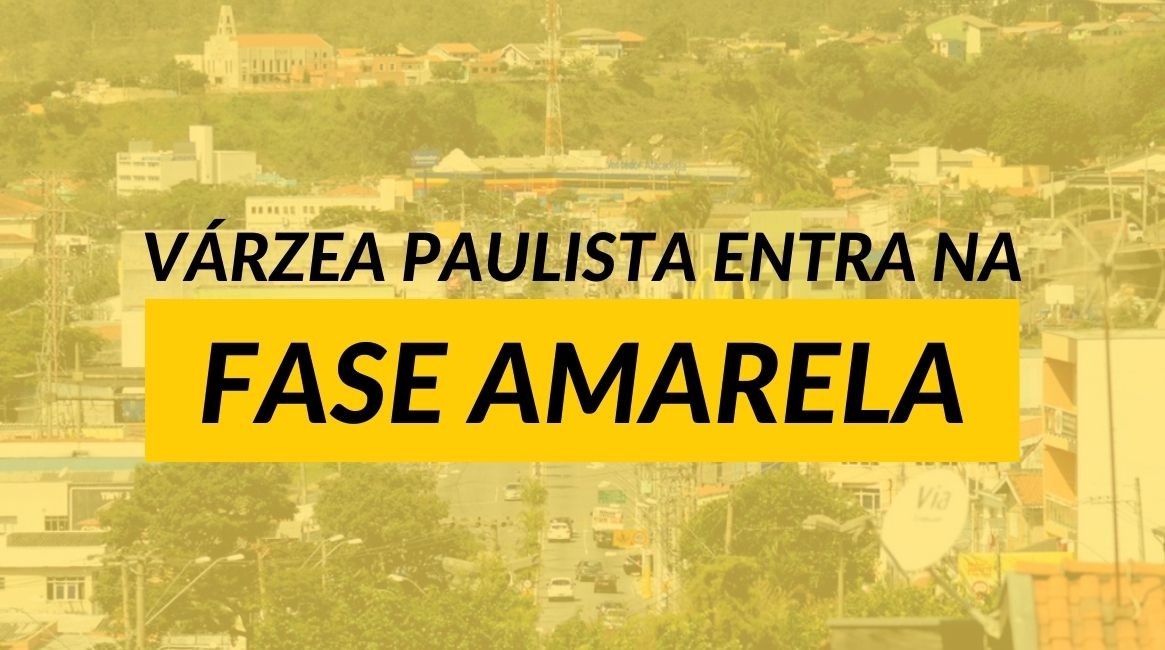 Várzea Paulista avança para a fase amarela do plano de flexibilização