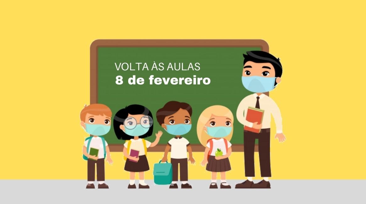 Aulas na Rede Municipal retornam no dia 8 de fevereiro com 25% dos alunos e aulas híbridas
