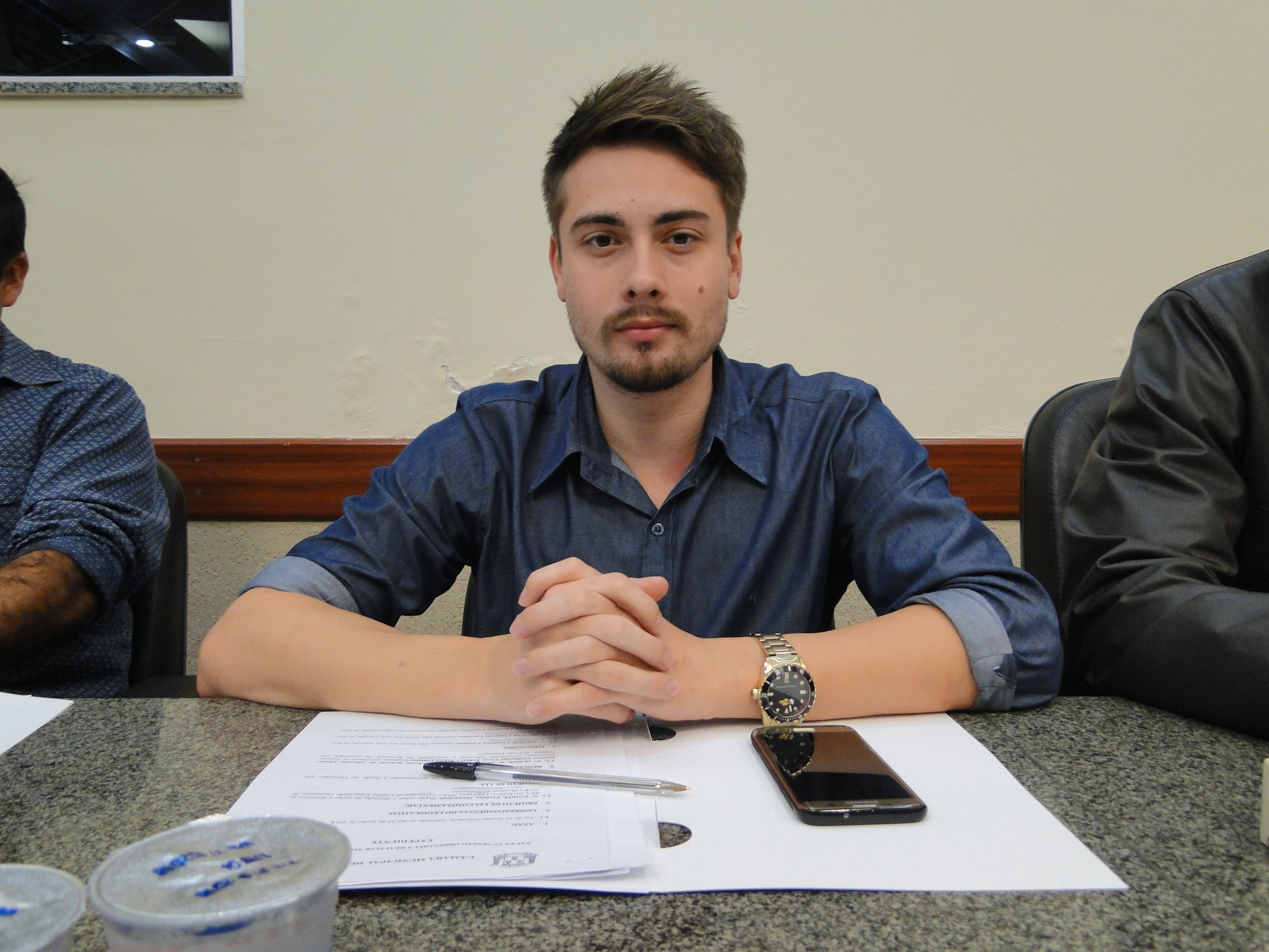 Vereador Guilherme pede convocação da Comissão de licitação