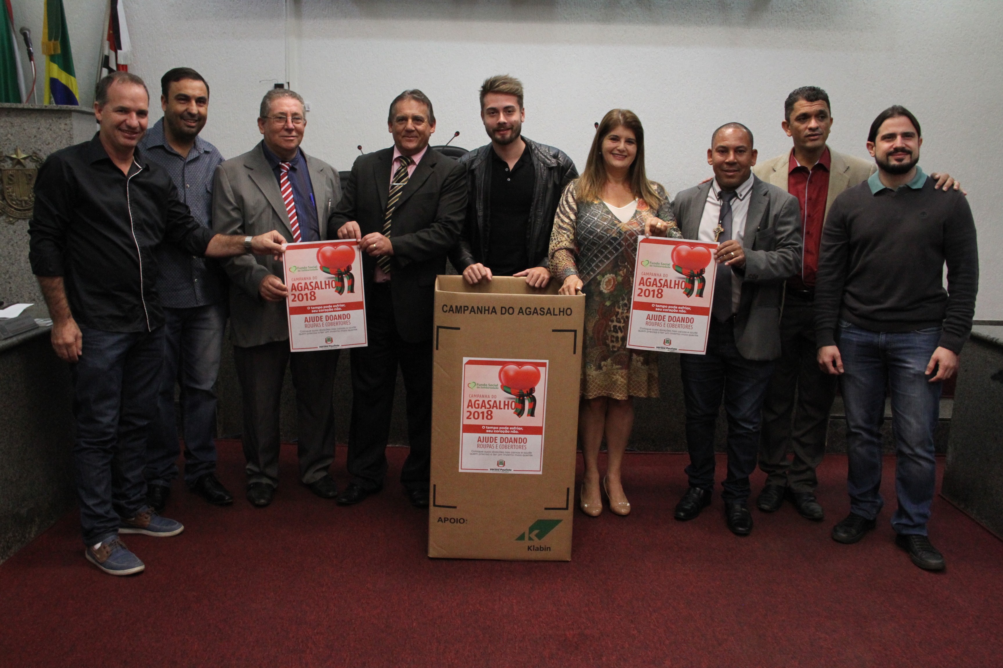 Primeira-dama convida vereadores a participar da Campanha do Agasalho