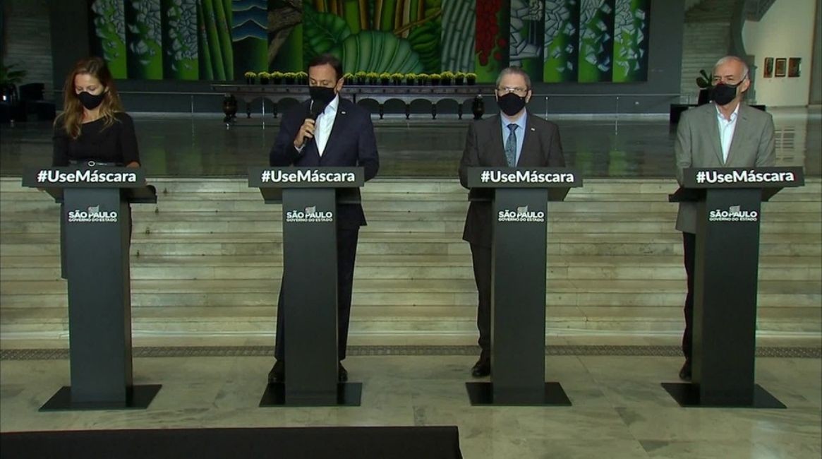Governo de SP coloca todo estado na fase vermelha da quarentena por 14 dias a partir de sábado (06)