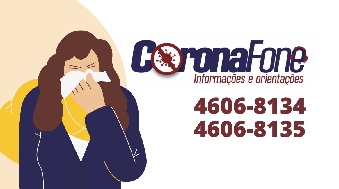 Corona Fone está à disposição da população