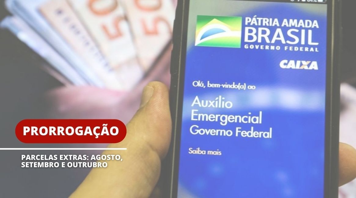 Auxílio Emergencial: benefício será pago até outubro de 2021