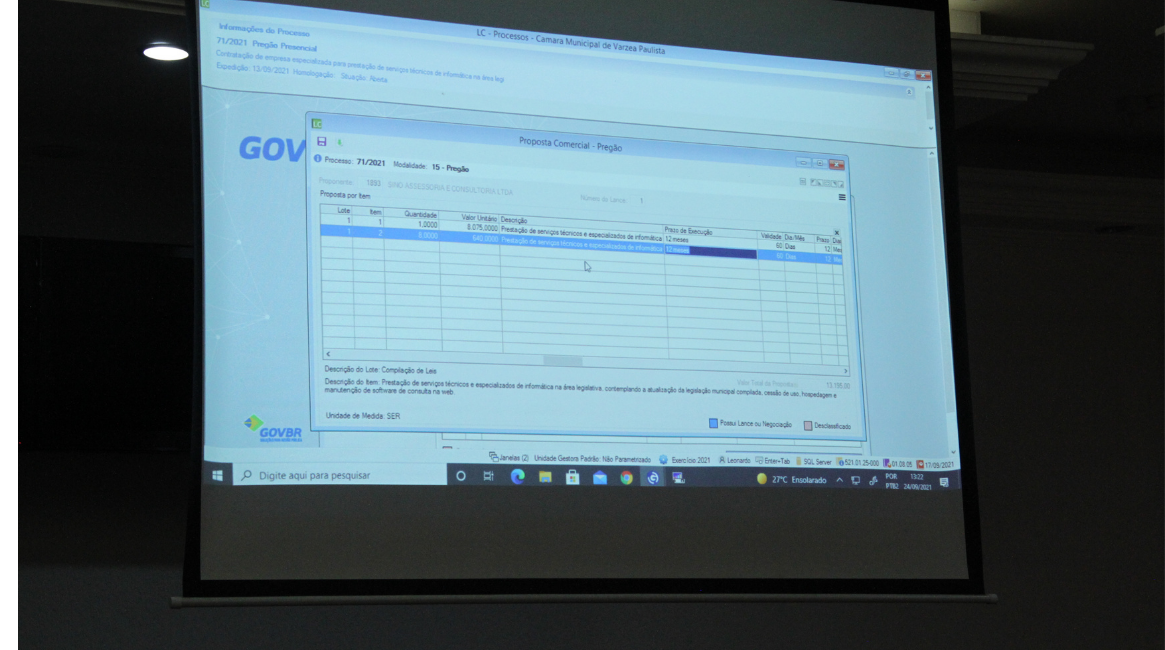 Câmara realiza Pregão Presencial