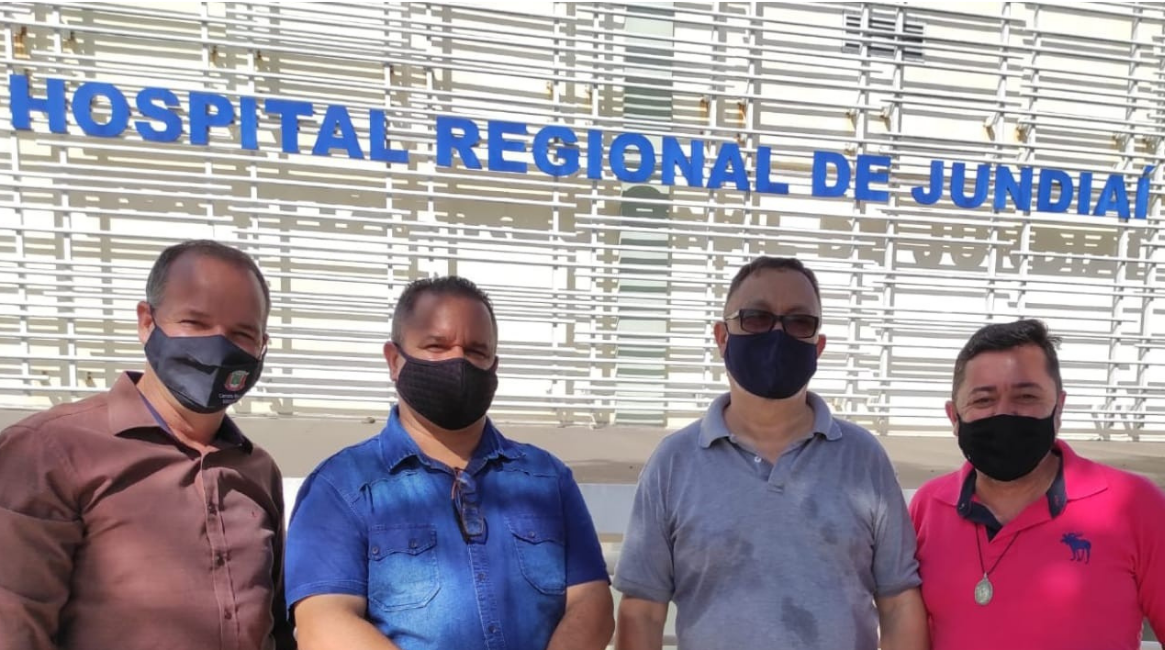 Vereadores de Várzea Paulista visitam Hospital Regional de Jundiaí