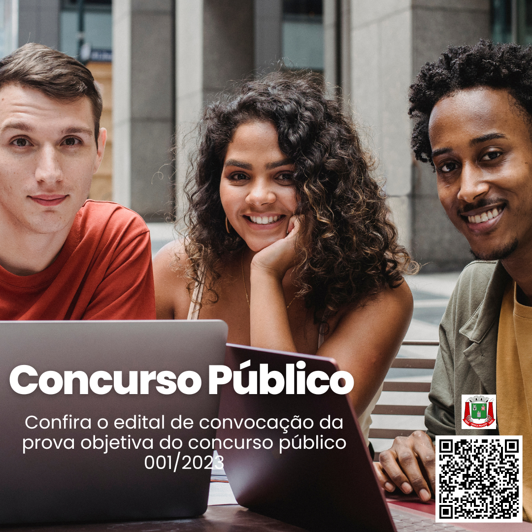 Edital de convocação da prova objetiva do Concurso Público