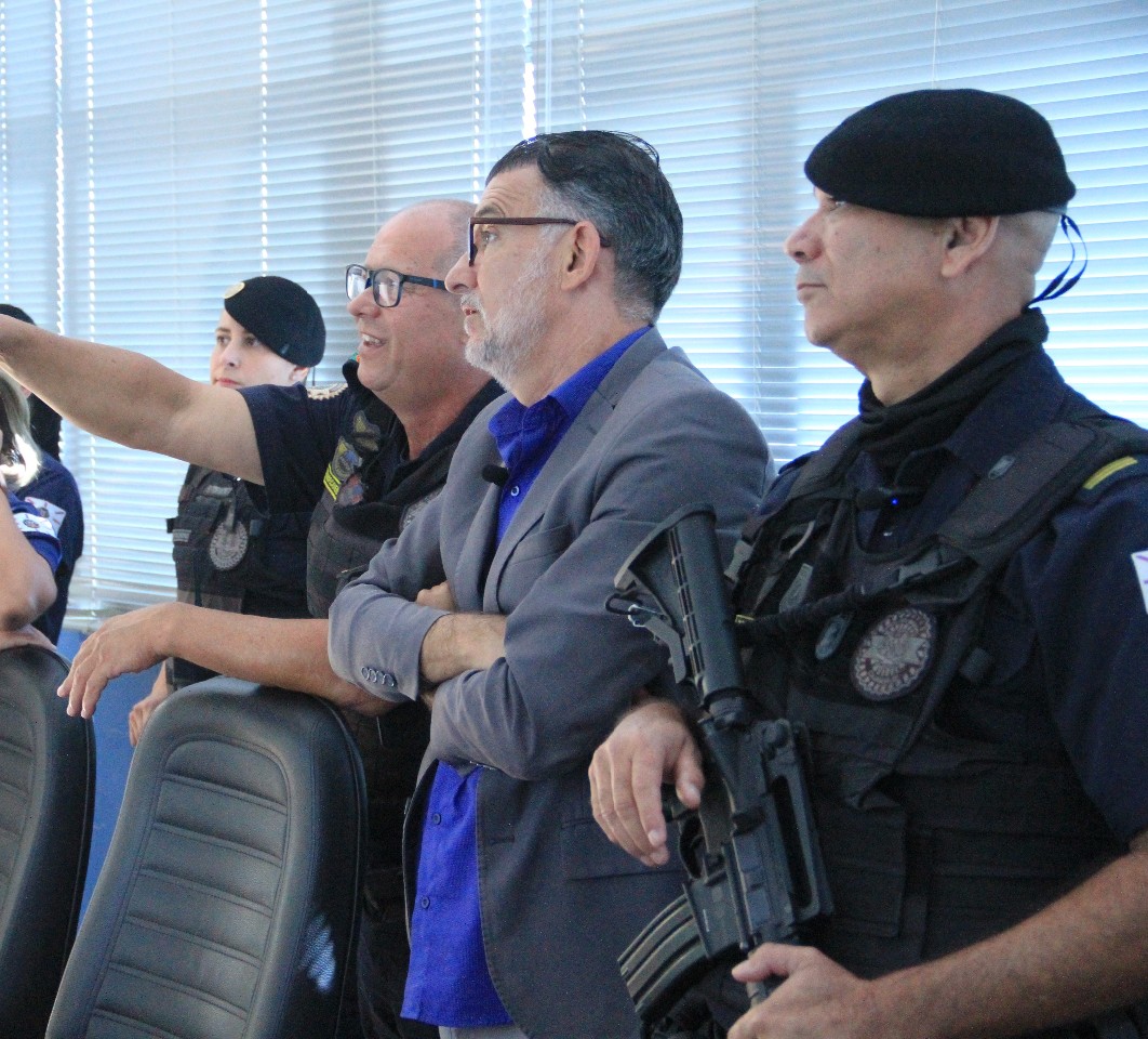 Presidente da Câmara visita Centro de Segurança Integrada
